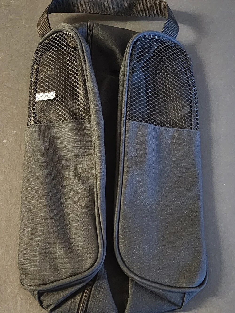 New Unbranded Golf Shoe Travel Bag, Black, With A Touch Of Class Tournament Logo